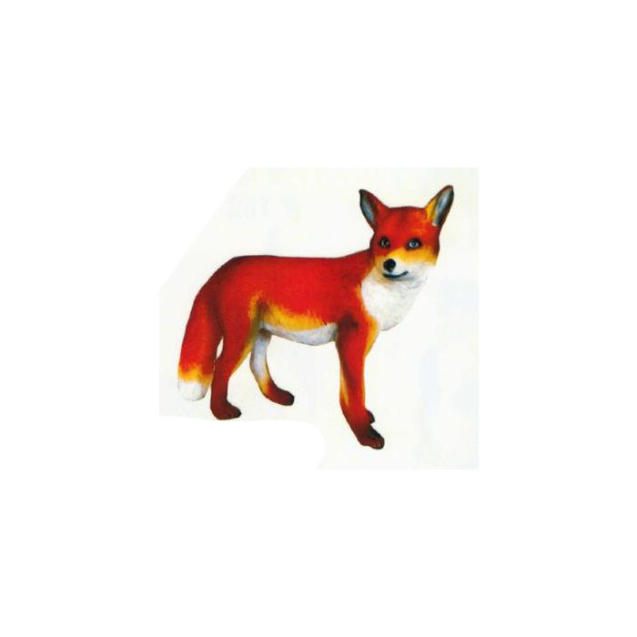 Fuchs laufend lebensgroß Dekorationsfigur