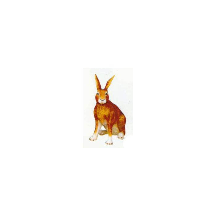 Hase braun lebensgroß Dekorationsfigur