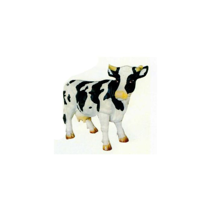 kleine Kuh schwarz weiß verkleinert Dekorationsfigur