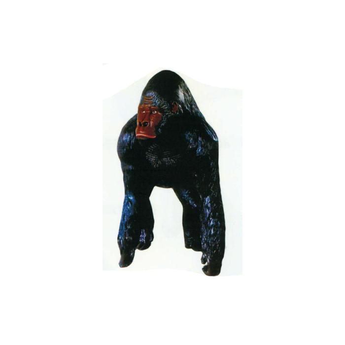 großer schwarzer Gorilla Affe lebensgroß Deko- & Werbefigur