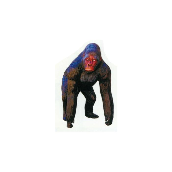 großer dunkelbrauner Gorilla Affe lebensgroß Deko- & Werbefigur