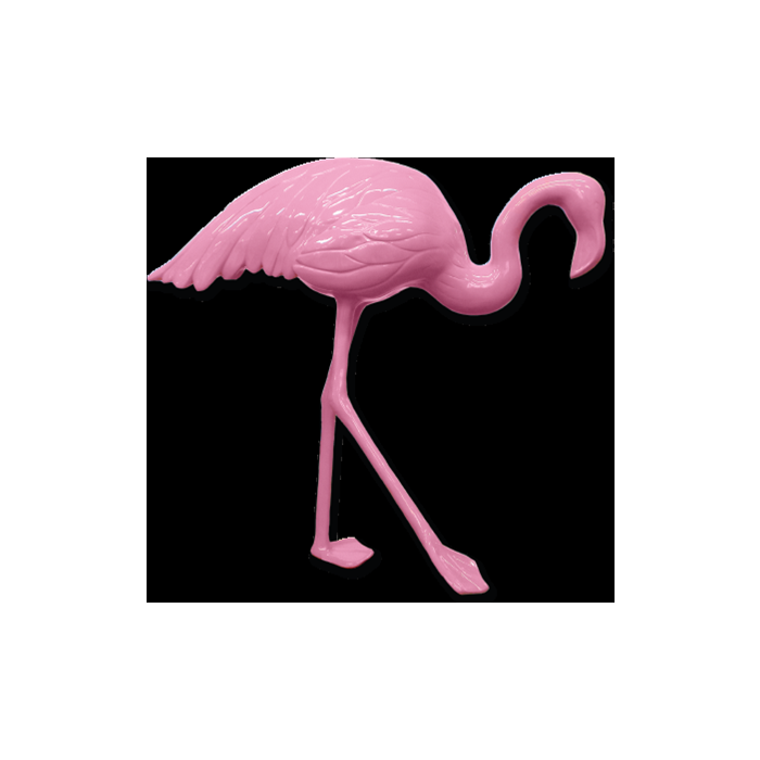 Flamingo pink Kopf mittig lebensgroß Dekorationsfigur