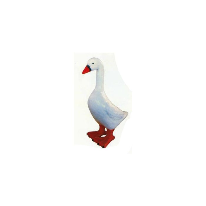 große stolze Gans lebensgroß Dekorationsfigur