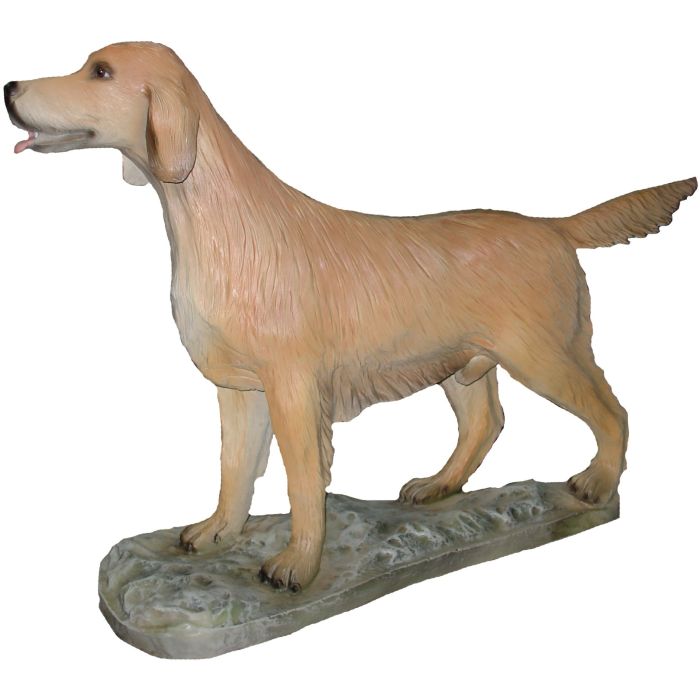 Hund, irischer Setter lebensgroß Dekorationsfigur