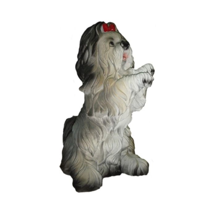 kleiner Hund lebensgroß Dekorationsfigur