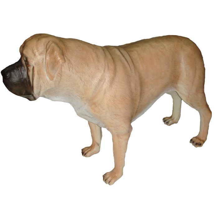 Hund,Mastiff lebensgroß Dekorationsfigur