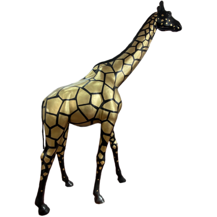 Giraffe mit Lampe übergroß XXL Deko- & Werbefigur