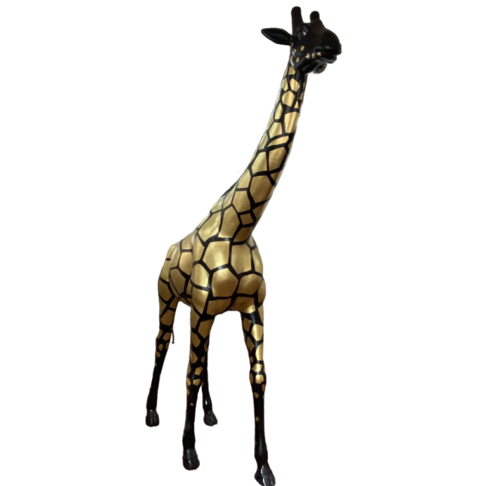 Giraffe mit Lampe übergroß XXL Deko- & Werbefigur