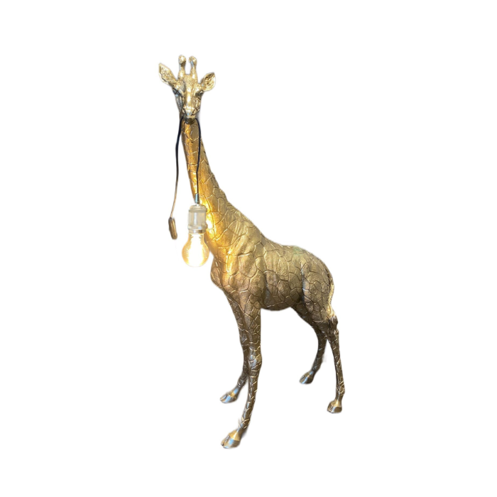 Giraffe mit Lampe verkleinert Deko- & Werbefigur, Diverse Funktionen