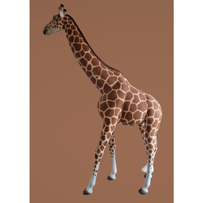 Giraffe mit Lampe übergroß XXL Deko- & Werbefigur
