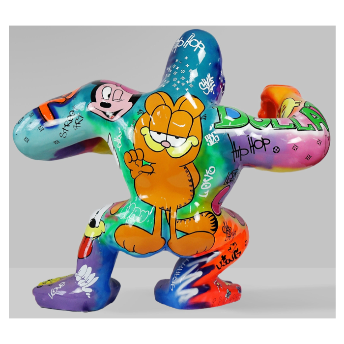 Gorilla Pop Art XXL vergrößert Deko- & Werbefigur