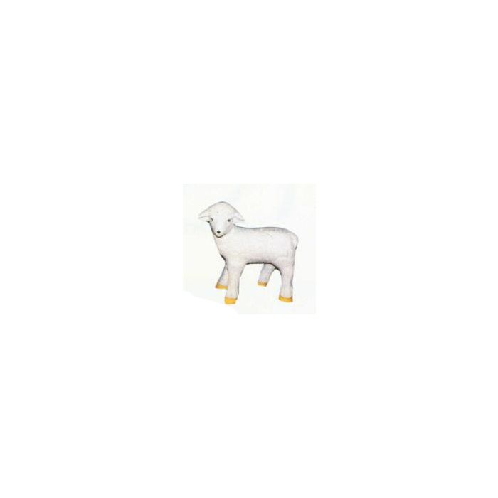 kleines stehendes Schaf weiß Variante 2 verkleinert Dekorationsfigur