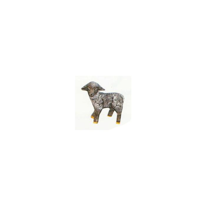 kleines stehendes Schaf schwarz Variante 2 verkleinert Dekorationsfigur