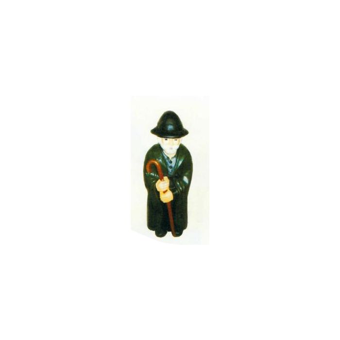 kleiner Schäfer mit Mantel verkleinert Dekorationsfigur