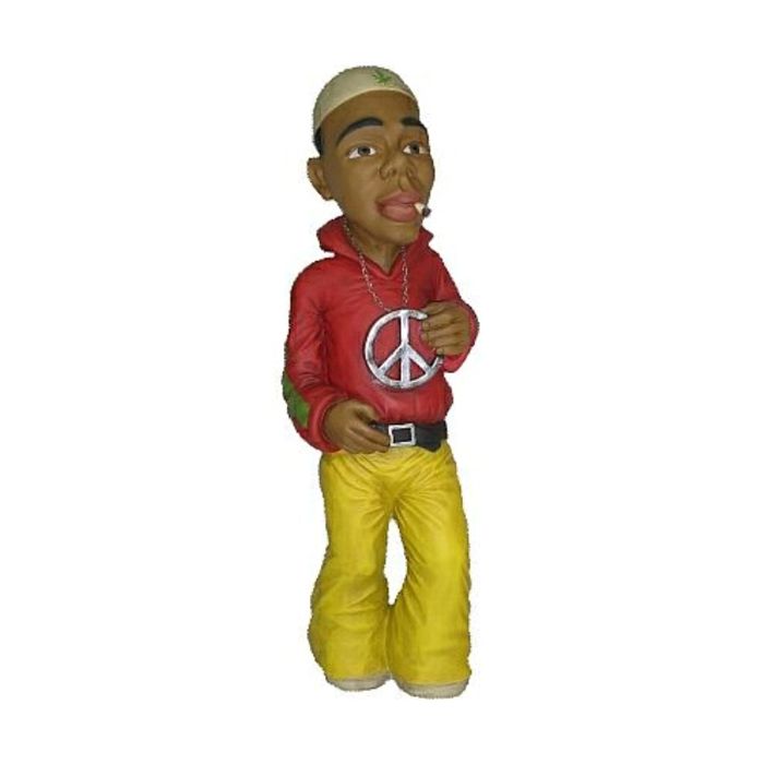 Rastamann Jamaikaner verkleinert Dekorationsfigur