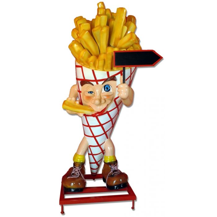 Pommes Frites Männchen rot groß übergroß XXL Deko- & Werbefigur