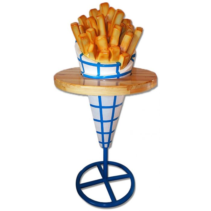 Bartisch Pommes übergroß XXL Tisch