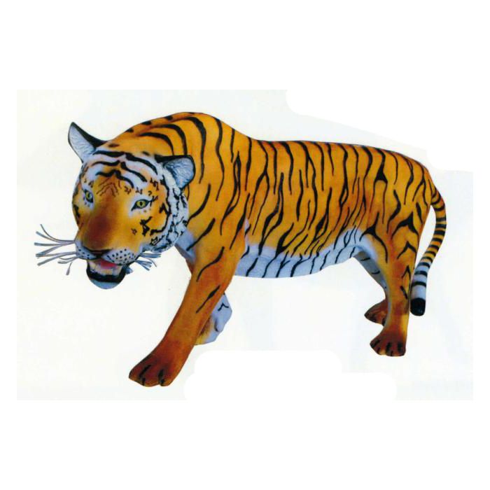 laufender Tiger groß lebensgroß Deko- & Werbefigur
