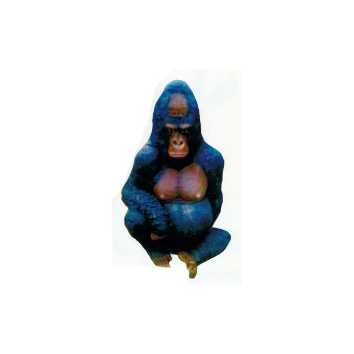 großer sitzender Gorilla lebensgroß Deko- & Werbefigur