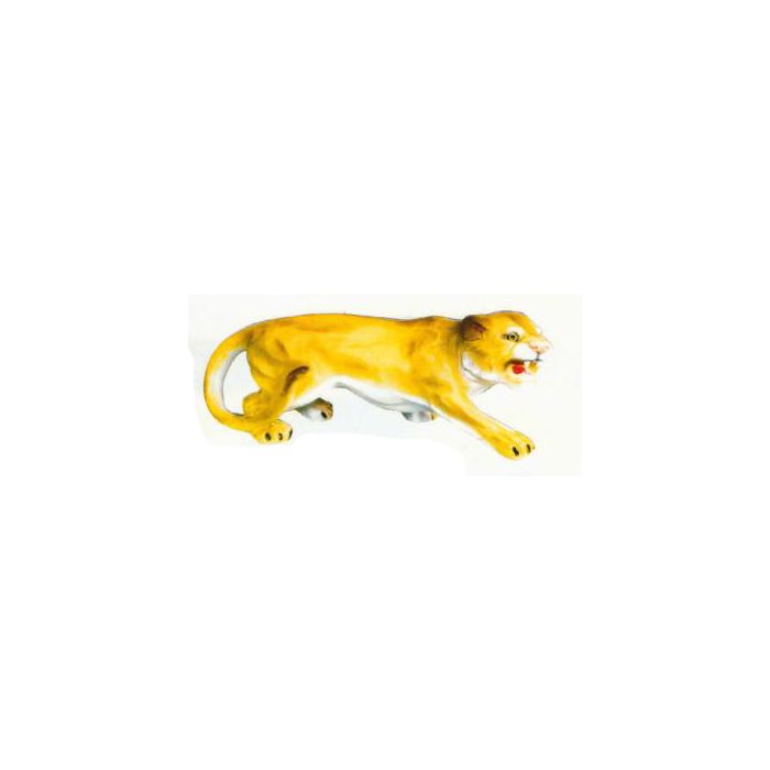 kleine schleichende Tigerin verkleinert Dekorationsfigur