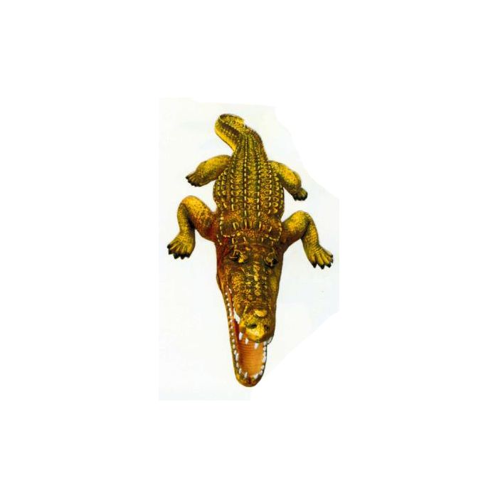 großes Krokodil mit offenem Maul lebensgroß Deko- & Werbefigur