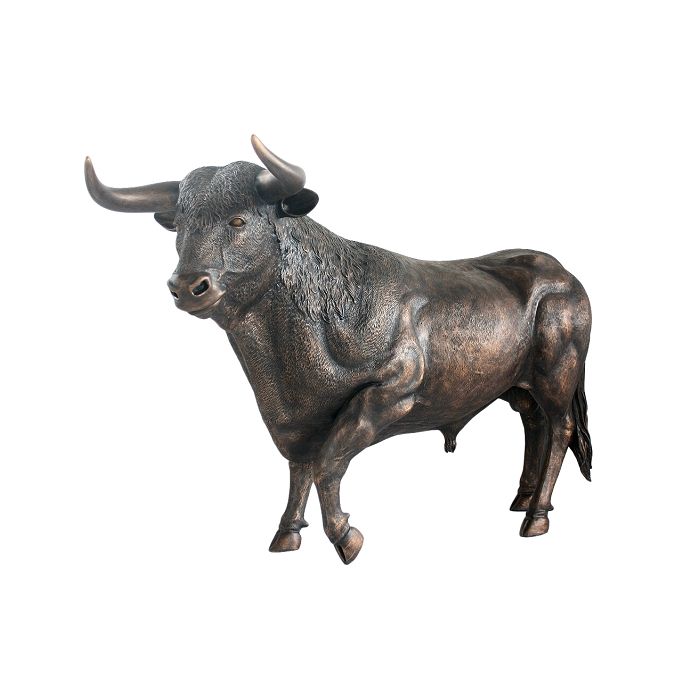 Stier bronze lebensgroß Deko- & Werbefigur