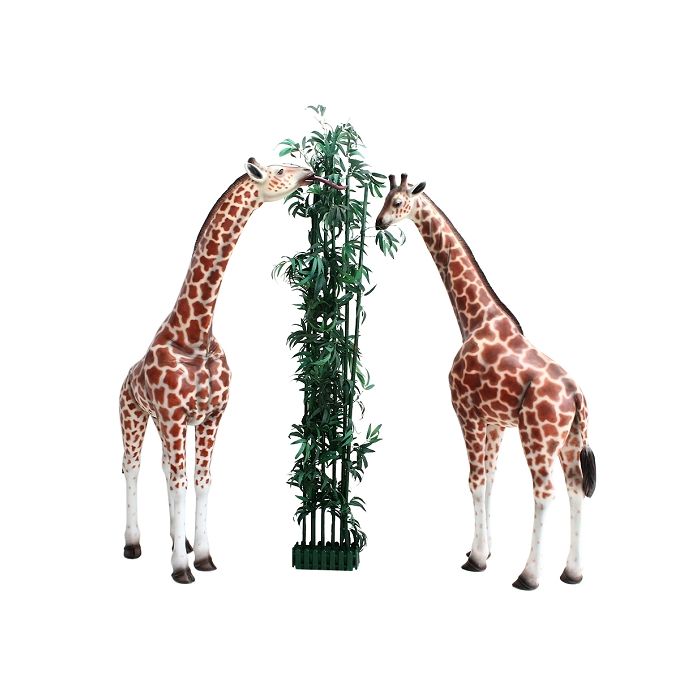 2 BabyGiraffen lebensgroß Deko- & Werbefigur