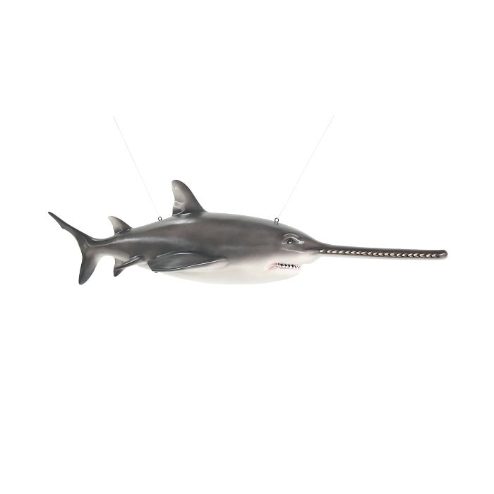 Sägefisch  lebensgroß Dekorationsfigur