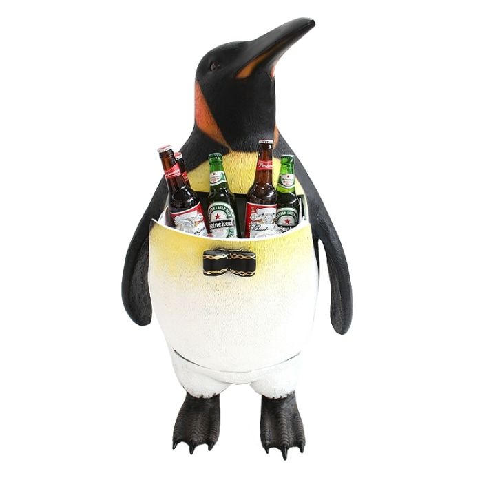 Eisfach im Pinguin lebensgroß Aufbewahrung