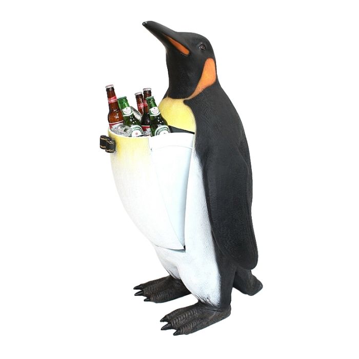 Eisfach im Pinguin lebensgroß Aufbewahrung
