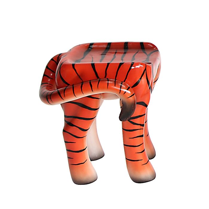 Hocker Tiger für Kinder verkleinert Sitzmöglichkeit