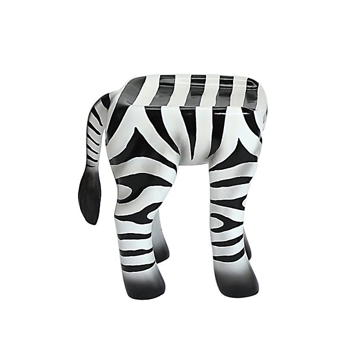 Hocker Zebra für Kinder verkleinert Sitzmöglichkeit