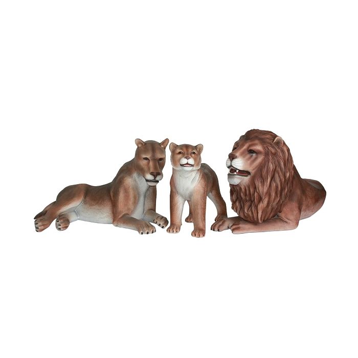 Löwen Familie lebensgroß Deko- & Werbefigur