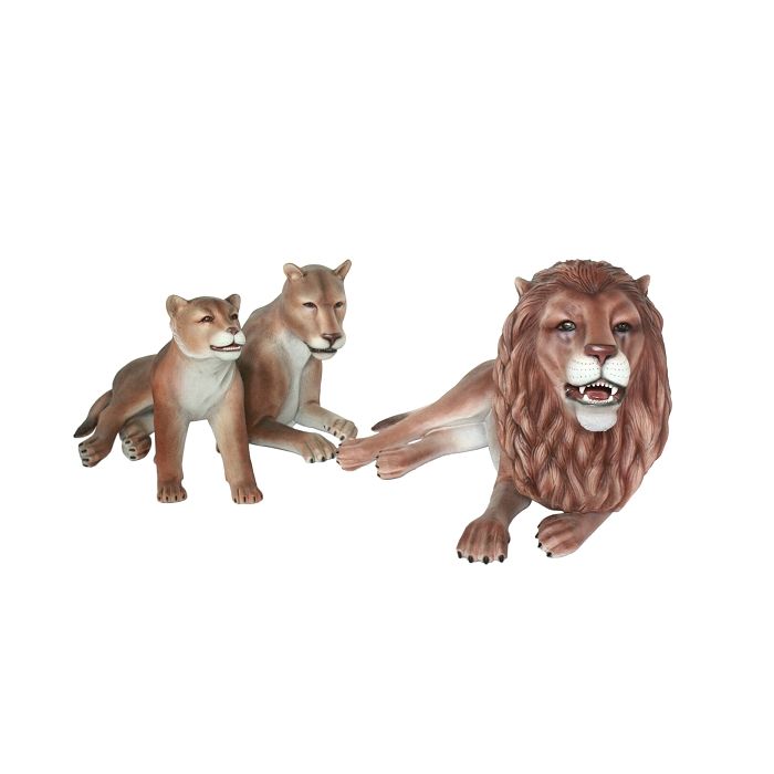 Löwen Familie lebensgroß Deko- & Werbefigur