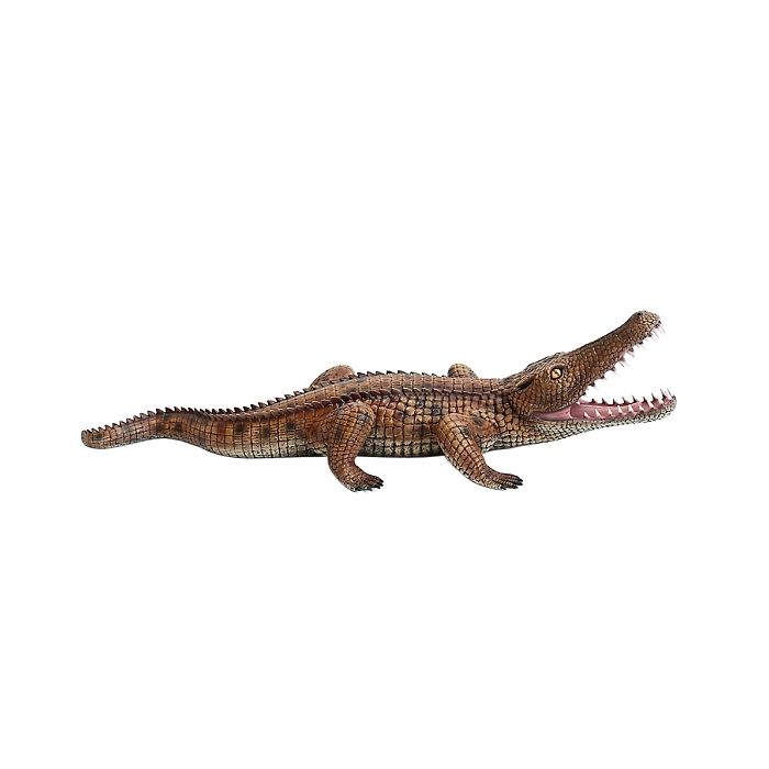 Krokodil klein 1 lebensgroß Dekorationsfigur