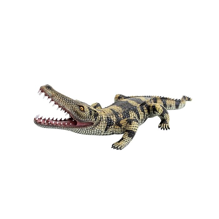 Kleines Krokodil lebensgroß Dekorationsfigur