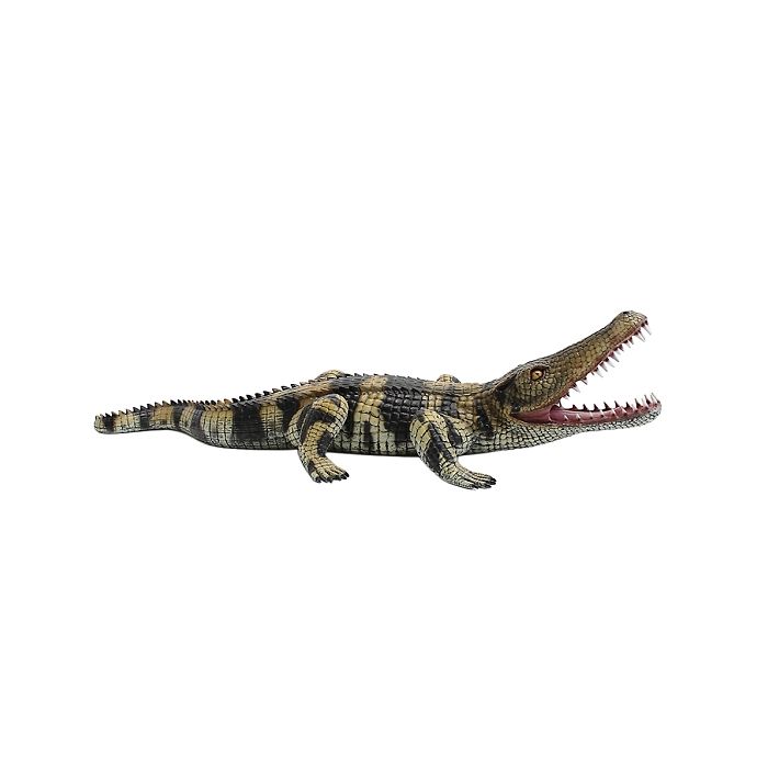 Kleines Krokodil lebensgroß Dekorationsfigur