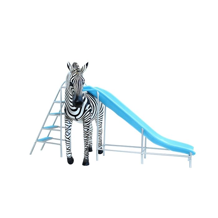 Zebra Rutsche lebensgroß Rutsche