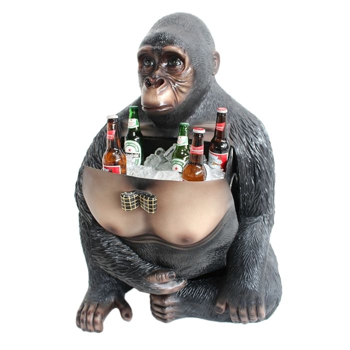 Eisfach im Gorilla lebensgroß Aufbewahrung