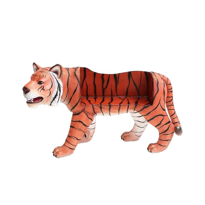 Tigerbank lebensgroß Sitzmöglichkeit