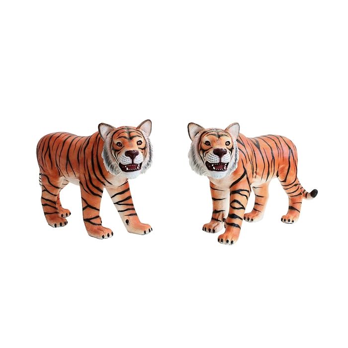 Tiger Blick rechts und links lebensgroß Deko- & Werbefigur