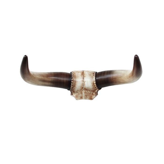 Stierhorn Wanddeko lebensgroß Garderobe