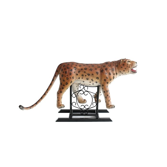 Leopard auf Ständer lebensgroß Deko- & Werbefigur