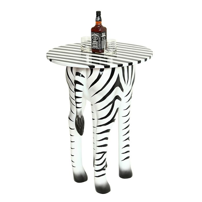 Tisch Zebra verkleinert Tisch