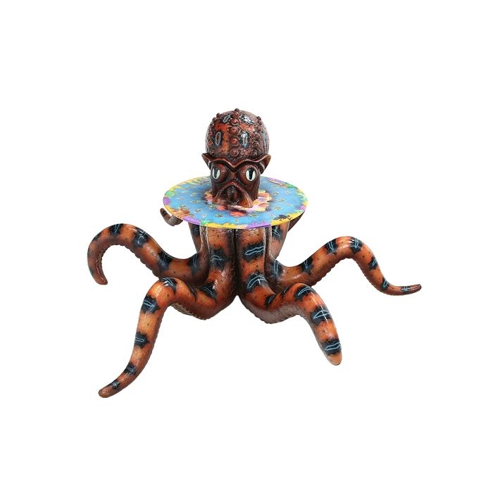 Roter Oktopus Tisch lebensgroß Tisch