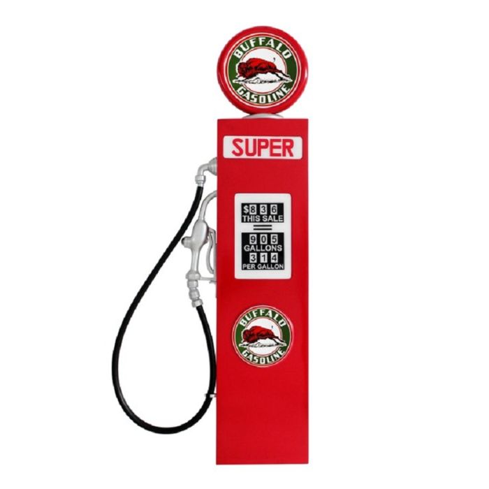 Ami Tankstelle Rot als Wanddeko verkleinert Dekorationsfigur