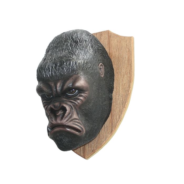 Gorillakopf für Wand lebensgroß Dekoköpfe & Büsten