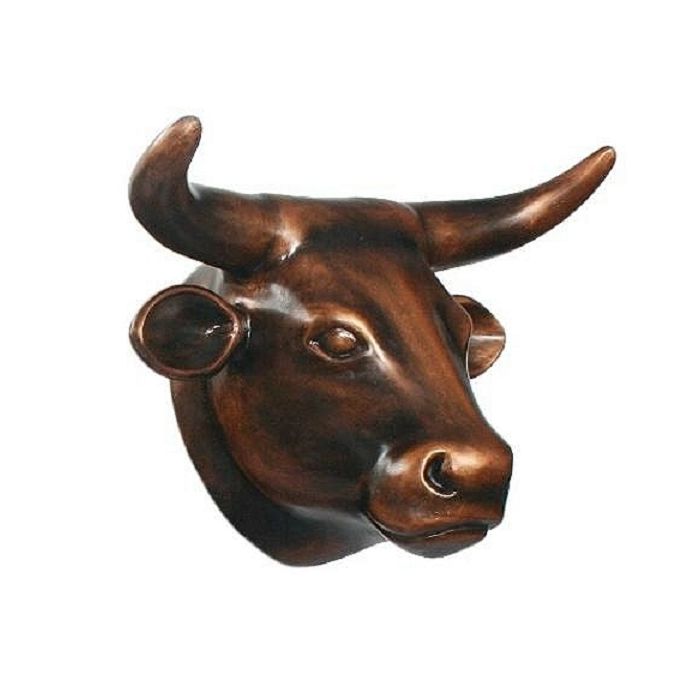 Bronze Kuhkopf  lebensgroß Dekoköpfe & Büsten