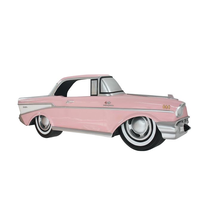 Wanddeko Chevy Rosa verkleinert Dekorationsfigur
