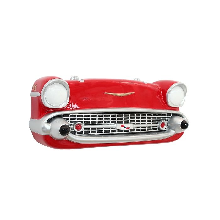 Wanddeko Chevy Front Rot verkleinert Dekorationsfigur